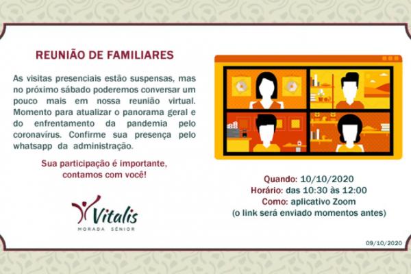 Informe 087 - Reunião virtual com familiares